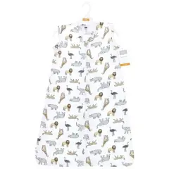 Hudson Baby Cotton Sleeveless Wearable Sleeping Bag, Sack, Blanket, Modern Safari