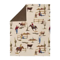 Sweet Jojo Designs Boy Baby Swaddle Blanket Wild West