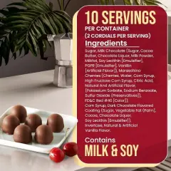 Queen Anne Milk Chocolate Covered Cordial Cherries | 13.2 oz | 20 Piece Gift Box | Whole Cherry Sweet Creamy Fruity Flavor | Holiday Candy