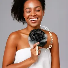 Spongentle Loofah Bath Sponge, Exfoliating Scrubber for Bath & Shower, Ideal for Women & Men, 60g/70g