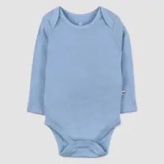 Honest Baby Boys' 10pk Rainbow Gems Organic Cotton Long Sleeve Bodysuit