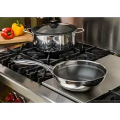Frieling Black Cube, Chef's Pan, 9.5" dia., 2.5 qt., Stainless steel/quick release