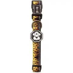 Fresh Pawz Flame Thrower Dog Collar - S