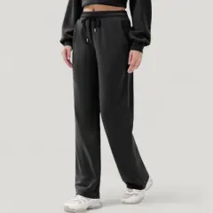 Anna-Kaci Active Women's Wide Leg Lounge Pants with Elastic Drawstring Waist