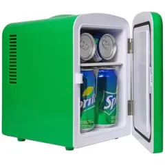 Coca-Cola Sprite 4L Cooler/Warmer 12V DC 110V AC Mini Fridge - Green