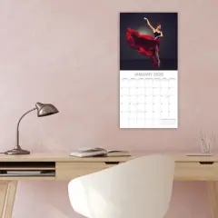2026 Square Wall Calendar, Ballet, 16-Month Lifestyles Theme, 180 Reminder Stickers (12x12 In)