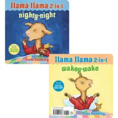 Llama Llama 2-In-1: Wakey-Wake/Nighty-Night - by Anna Dewdney (Board Book)