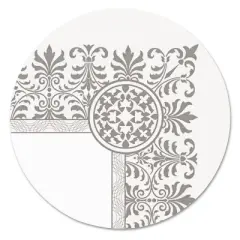 Southworth Premium Certificates White Fleur Silver Foil Border 66 lb 8.5 x 11 15/Pack CTP1W