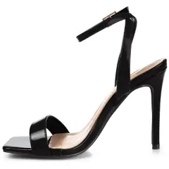 Journee Collection Womens Dorian Tru Comfort Foam Open Toe High Stiletto Pumps