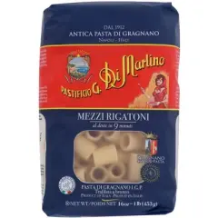 Di Martino Pasta Mezzi Rigatoni - Case of 6 - 16 oz