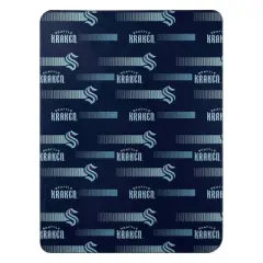 NHL Seattle Kraken Double Sided Cloud Throw Blanket
