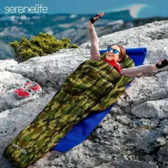 SereneLife Mummy Sleeping Bag - SLSCA5 - 3 Season, Waterproof, Lightweight