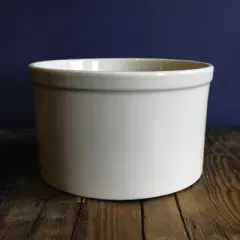 Ohio Stoneware Bristol Fermentation Crock, 4.25 inches High, 1 Quart Capacity
