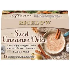 Bigelow Sweet Cinnamon Dolce Black Tea Bags - 18ct