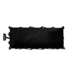 Foldable Extended Wagon with 220lbs Weight Capacity, Heavy Duty 300L Folding Utility Garden Cart Black