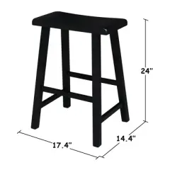 Davis Saddle Seat Stool - International Concepts
