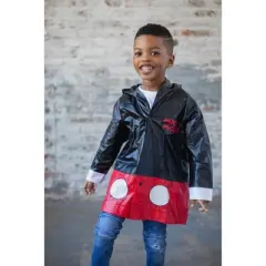 Disney Mickey Mouse Waterproof Hooded Rain Jacket Coat Toddler