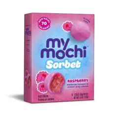 My Mochi Raspberry Sorbet Frozen Dessert - 7.5oz/6ct