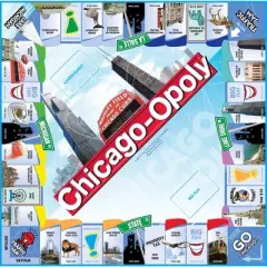 Late for the Sky: Chicago-Opoly Monopoly Board Game
