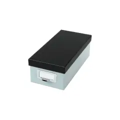 Oxford Index Card File Box 1000-Card Capacity Blue Fog/Black (OXF 406355)