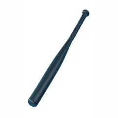Champion Sports 31" Solid Lightweight Plastic Bat, Black, Pack of 6
