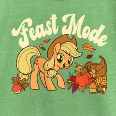Girl's My Little Pony: Friendship is Magic Applejack Feast Mode T-Shirt