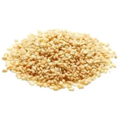 Natural Raw White Sesame Seeds by It's Delish