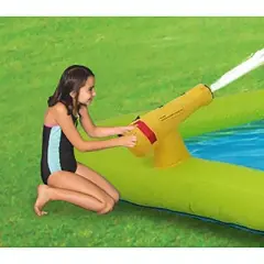 Kahuna Mega Blast Inflatable Backyard Kiddie Pool and Slide Water Park  (2 Pack)