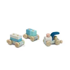 Plantoys| Stacking Train Trio - Orchard