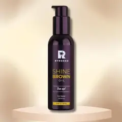 Byrokko Shine Brown Boosting Tanning Oil (5.1 oz) | Fast-Absorbing, Stain-Free with Premium Orange Fragrance