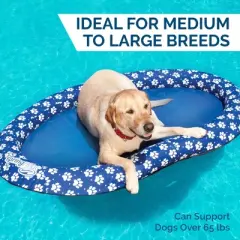 SwimWays Spring Float Paddle Paws Dog Pool Float - Large (65 lbs and Up)