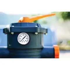 Poolmaster Pressure Gauge for Swimming Pool or Spa Filter with 1/4 Back-Mount Thread