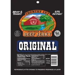 Buffalo Bills 1.5oz Original (aka Mild) Country Cut Beef Jerky - Ten 1.5oz Packs
