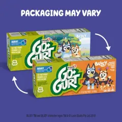 Yoplait Go-Gurt Strawberry and Blueberry Kids' Yogurt Tubes - 2oz/8ct