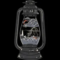 Men's Design By Humans A Storm Is Brewing In The Lantern By NDTank Tank Top