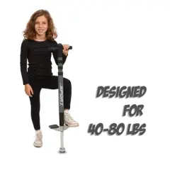 New Bounce Pogo Stick Easy Grip Sport edition, Ages 5-9 - 40 to 80 Lbs