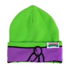 TMNT Rolldown Donny Adult Acrylic Mesh Eye Green Beanie