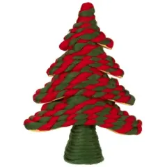 Northlight Twisted Yarn Plush Christmas Tree Decoration - 15.25"