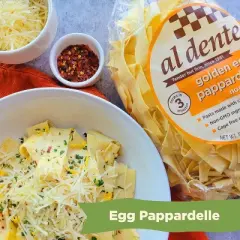 AL DENTE Pappardelle, Golden Egg, 12oz Bags (Pack of 4)