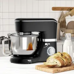 SUGIFT Stand Mixer 6-Speed Tilt-Head Kitchen Mixer, Includes Beater & Dough Hook, 6.5QT & 7.5QT