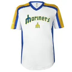 MLB Seattle Mariners Men's V-Neck Jersey