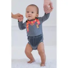 Harry Potter Baby Girls 3 Pack Bodysuits Newborn to Infant