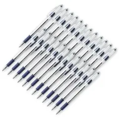 Pentel R.S.V.P. Ballpoint Pen, Fine Point, Blue, Pack of 24