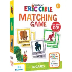 MasterPieces World of Eric Carle Matching Travel Card Game for Kids