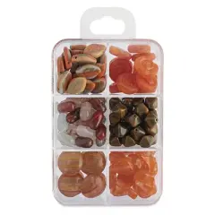 John Bead Recipe Box Mixed Glass Beads Carrot Cake, 110g