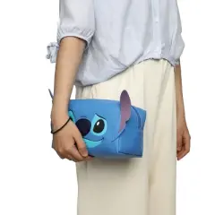 Lilo & Stitch Stitch Face Cosmetic Bag With 3D Ears