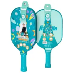 Franklin Sports Youth Paddle - Space Graphic: Fiberglass Pickleball Racquet