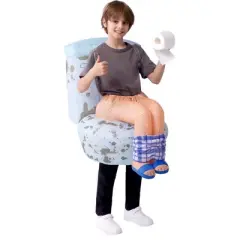 Joyfy Kids' Inflatable Toilet Halloween Funny Costume &ndash; Hilarious Halloween & Party Outfit 🚽