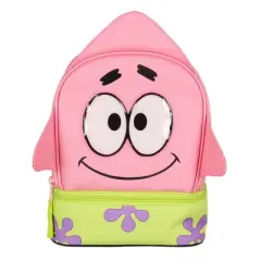SpongeBob SquarePants Patrick Star Character Dual Compartment Lunch Box Bag Pink