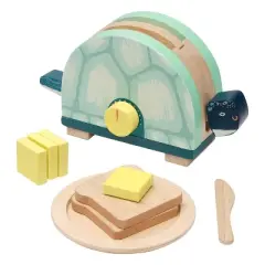Manhattan Toy Toasty Turtle Toddler & Kids Pretend Play Cooking Toy Set